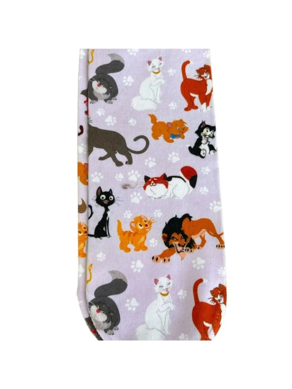 Disney Cats of Disney Aristocats Simba Cheshire Cat Scar Figaro Lucifer Socks